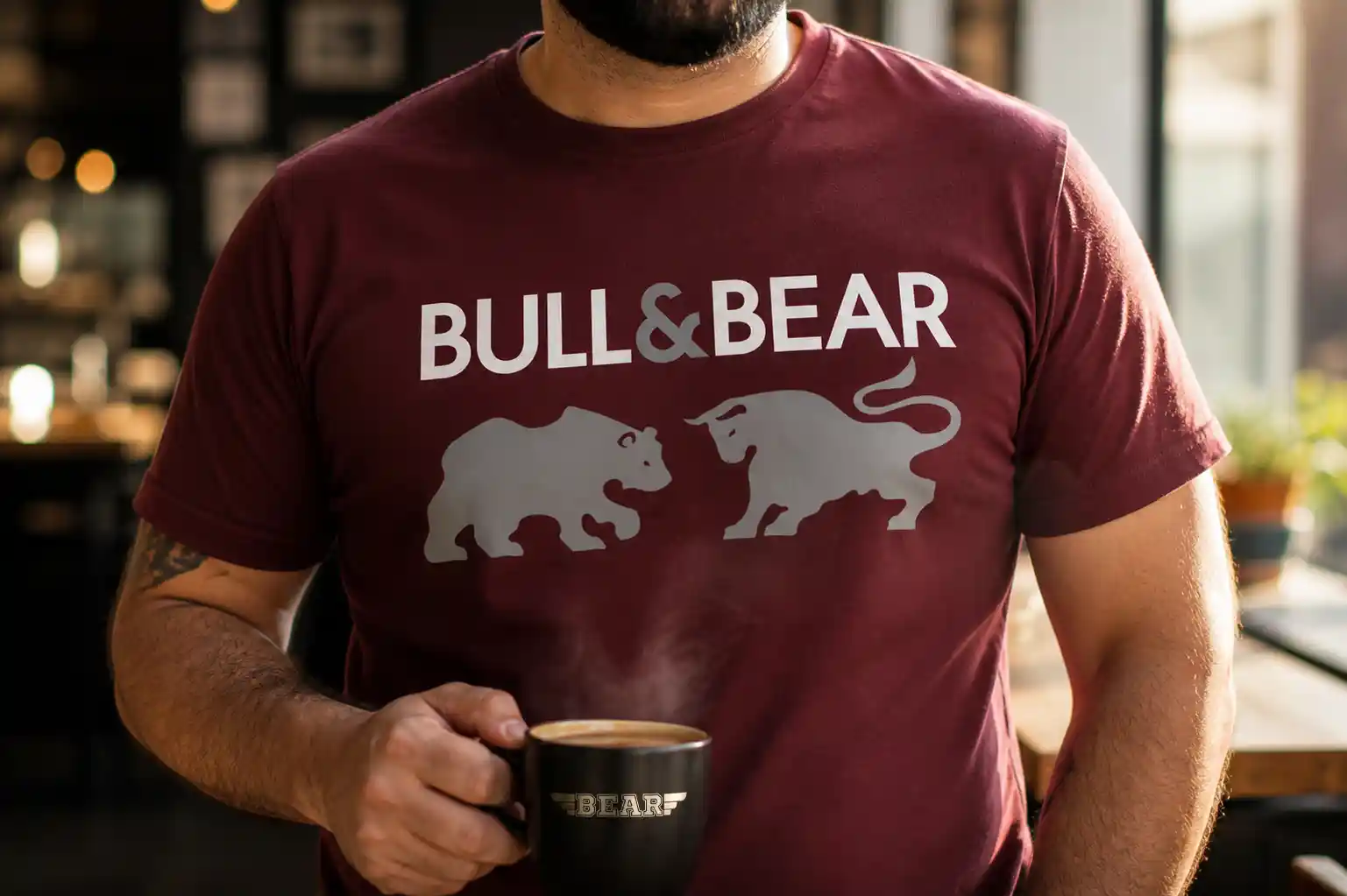 Bear ncon camiseta y Taza Bear