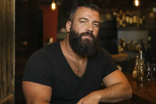 Barba bear, vello bear, pelo del oso, pelo en pecho como declaración de identidad masculina
