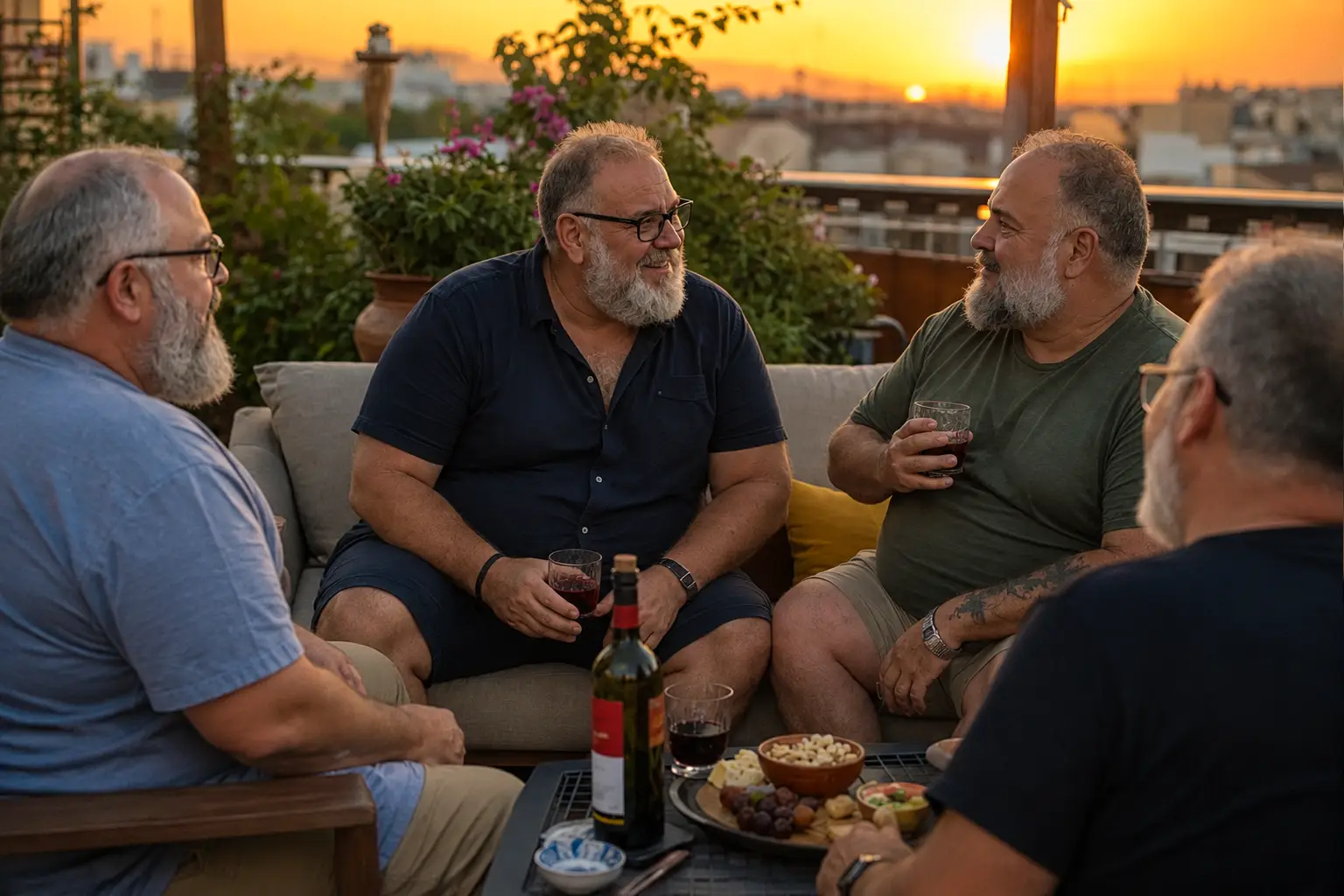 Silver bear, edad bear y daddy bear: envejecer con deseo después de los 50 en capitancapo Bear maduros compartiendo conversación y visibilidad después de los 50